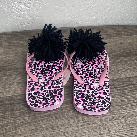 Kids Pom Pom flip flops - Picture 3 of 4
